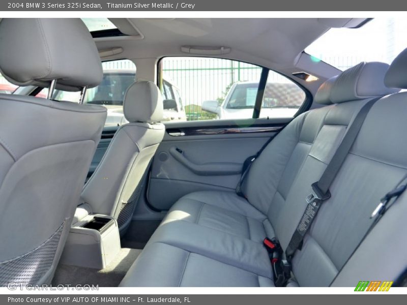 Titanium Silver Metallic / Grey 2004 BMW 3 Series 325i Sedan