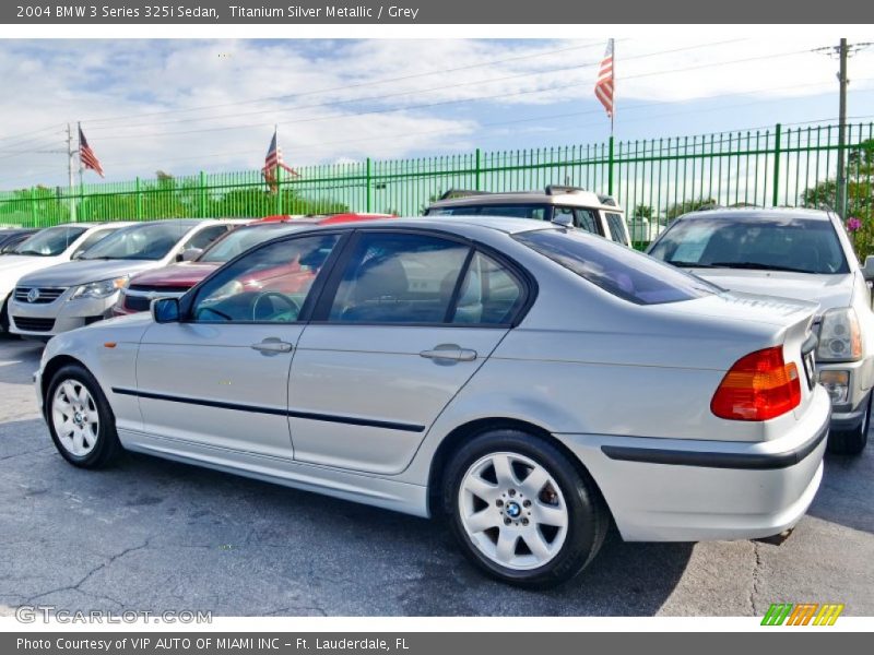 Titanium Silver Metallic / Grey 2004 BMW 3 Series 325i Sedan