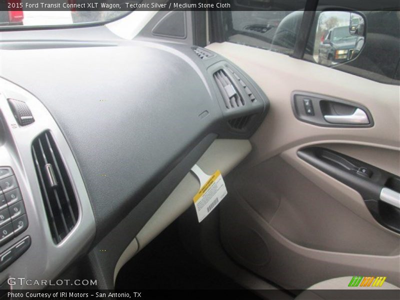 Tectonic Silver / Medium Stone Cloth 2015 Ford Transit Connect XLT Wagon