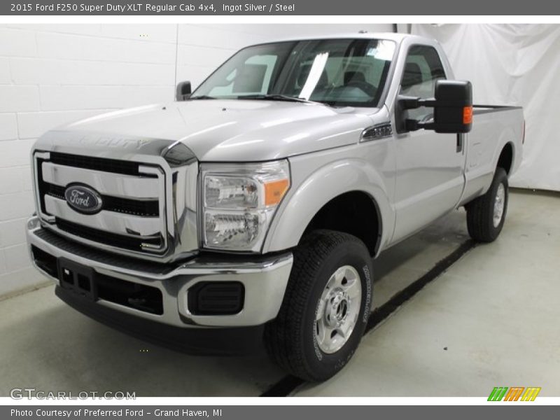 Ingot Silver / Steel 2015 Ford F250 Super Duty XLT Regular Cab 4x4