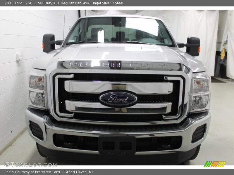 Ingot Silver / Steel 2015 Ford F250 Super Duty XLT Regular Cab 4x4