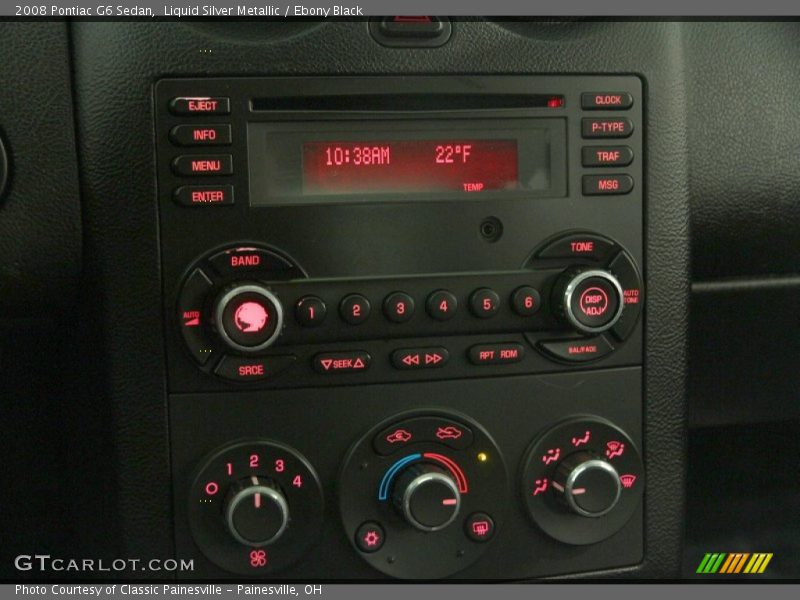 Controls of 2008 G6 Sedan