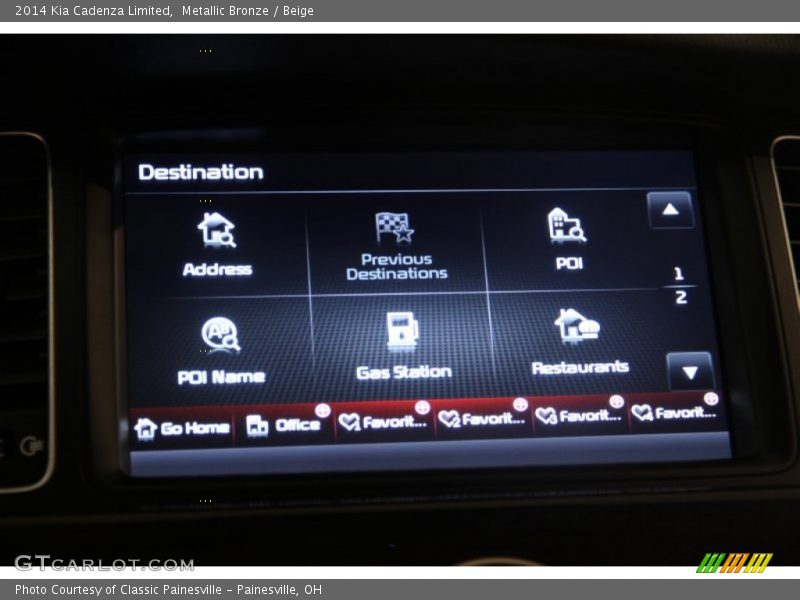 Metallic Bronze / Beige 2014 Kia Cadenza Limited