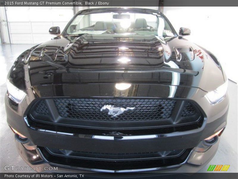 Black / Ebony 2015 Ford Mustang GT Premium Convertible
