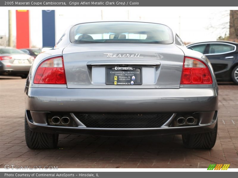 Grigio Alfieri Metallic (Dark Grey) / Cuoio 2005 Maserati Coupe Cambiocorsa