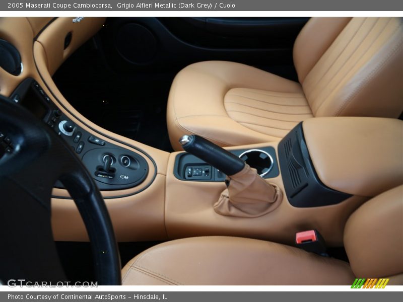 Grigio Alfieri Metallic (Dark Grey) / Cuoio 2005 Maserati Coupe Cambiocorsa