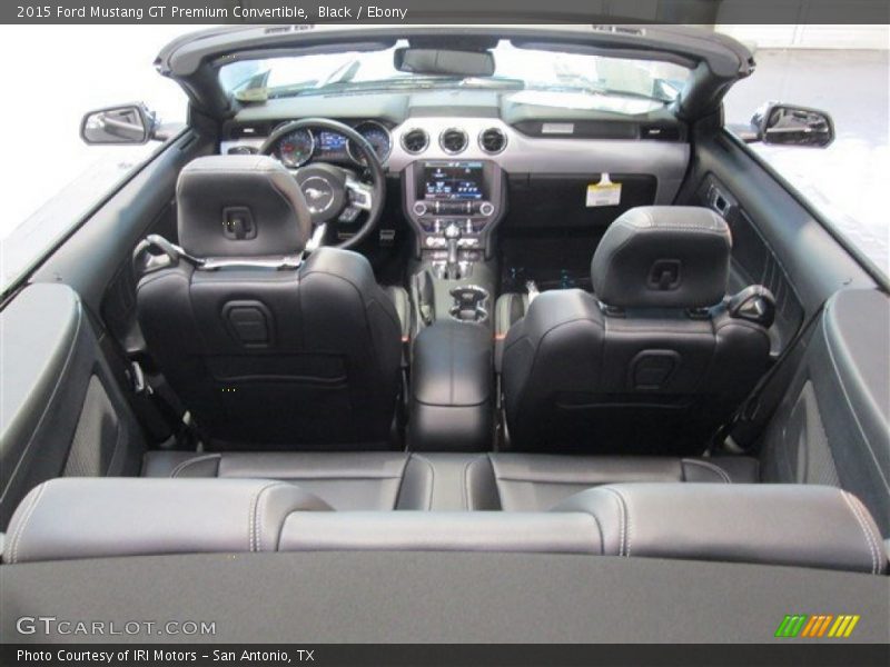 Black / Ebony 2015 Ford Mustang GT Premium Convertible