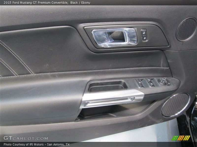Black / Ebony 2015 Ford Mustang GT Premium Convertible