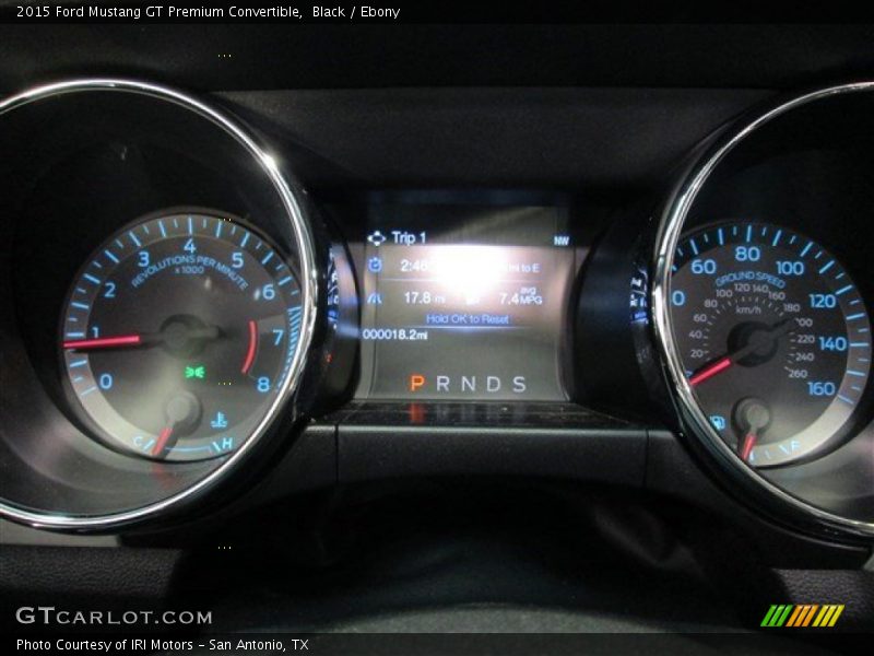 Black / Ebony 2015 Ford Mustang GT Premium Convertible