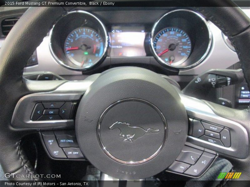 Black / Ebony 2015 Ford Mustang GT Premium Convertible