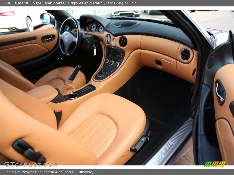 Grigio Alfieri Metallic (Dark Grey) / Cuoio 2005 Maserati Coupe Cambiocorsa