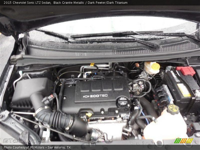 Black Granite Metallic / Dark Pewter/Dark Titanium 2015 Chevrolet Sonic LTZ Sedan