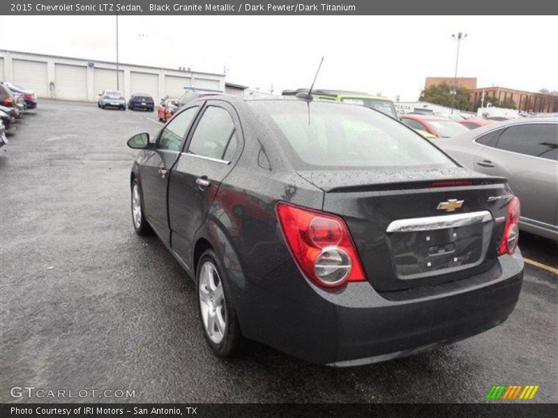 Black Granite Metallic / Dark Pewter/Dark Titanium 2015 Chevrolet Sonic LTZ Sedan