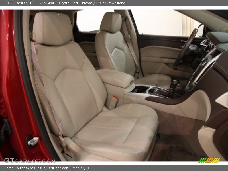 Crystal Red Tintcoat / Shale/Brownstone 2012 Cadillac SRX Luxury AWD