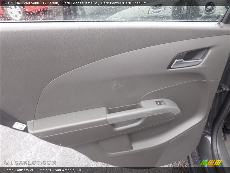 Black Granite Metallic / Dark Pewter/Dark Titanium 2015 Chevrolet Sonic LTZ Sedan