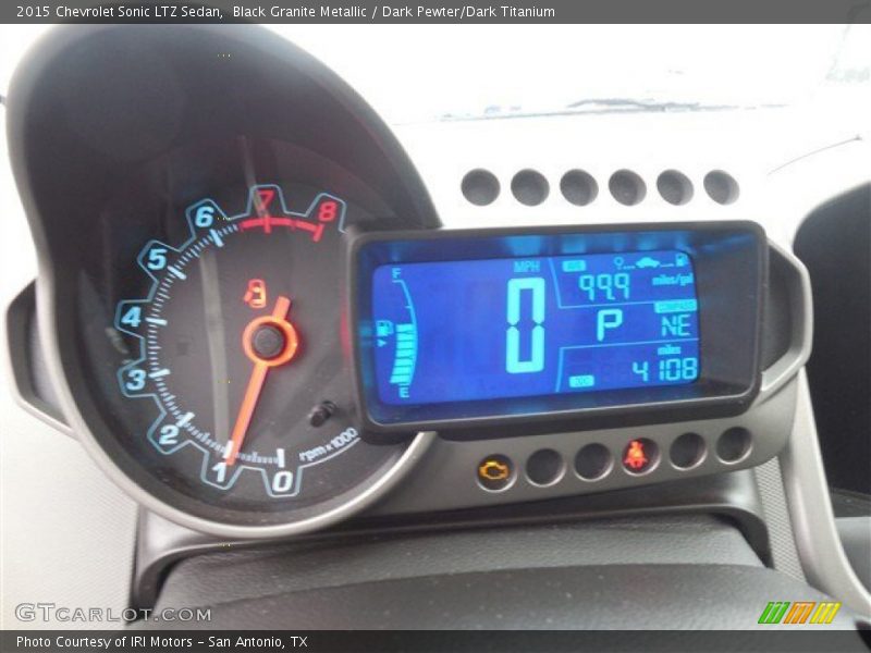 Black Granite Metallic / Dark Pewter/Dark Titanium 2015 Chevrolet Sonic LTZ Sedan