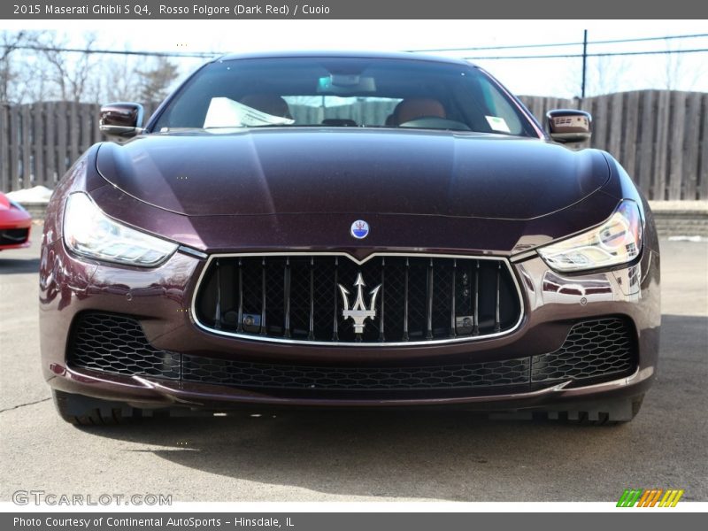 Rosso Folgore (Dark Red) / Cuoio 2015 Maserati Ghibli S Q4