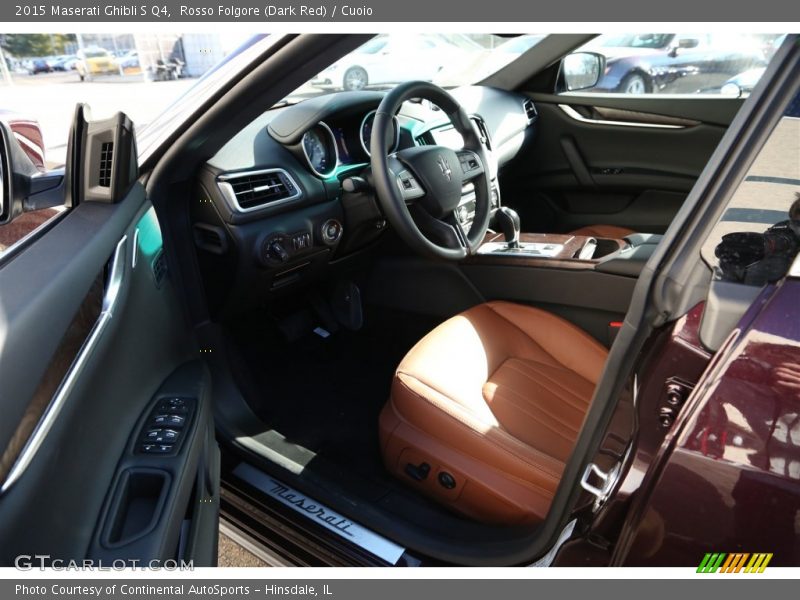 Rosso Folgore (Dark Red) / Cuoio 2015 Maserati Ghibli S Q4