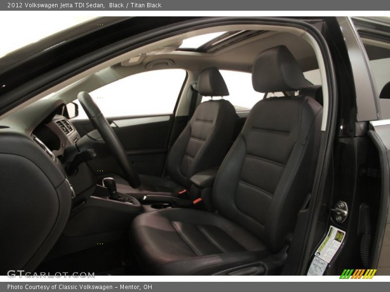 Black / Titan Black 2012 Volkswagen Jetta TDI Sedan