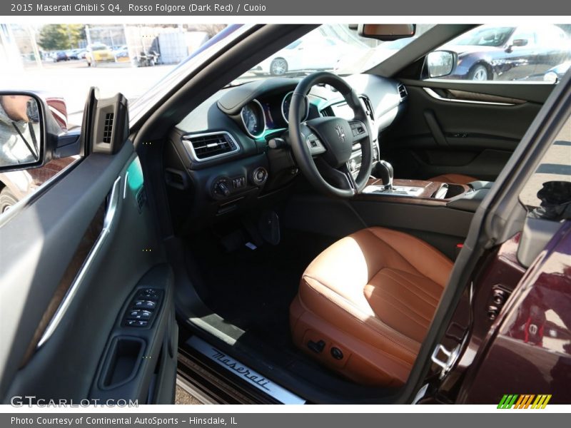 Rosso Folgore (Dark Red) / Cuoio 2015 Maserati Ghibli S Q4