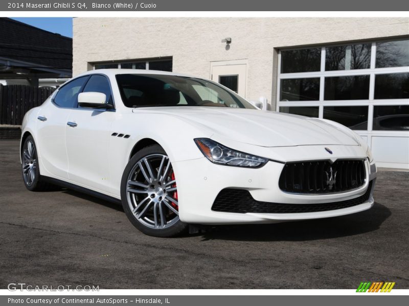 Bianco (White) / Cuoio 2014 Maserati Ghibli S Q4