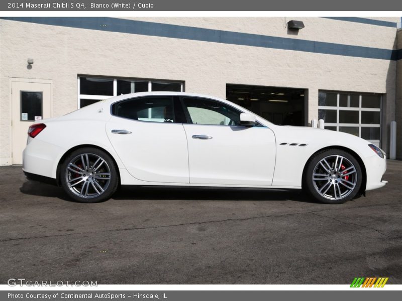 Bianco (White) / Cuoio 2014 Maserati Ghibli S Q4