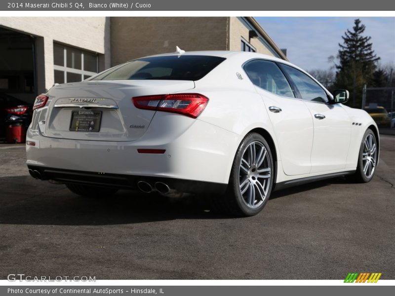 Bianco (White) / Cuoio 2014 Maserati Ghibli S Q4