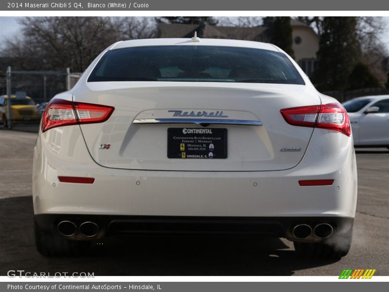 Bianco (White) / Cuoio 2014 Maserati Ghibli S Q4