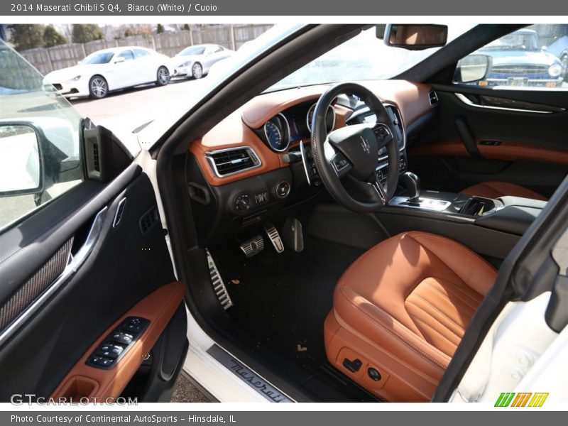 Bianco (White) / Cuoio 2014 Maserati Ghibli S Q4