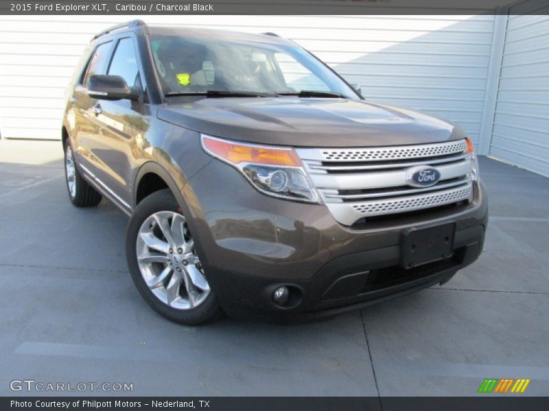 Caribou / Charcoal Black 2015 Ford Explorer XLT