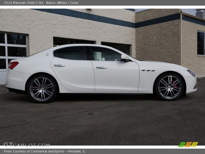 Bianco (White) / Cuoio 2014 Maserati Ghibli S Q4