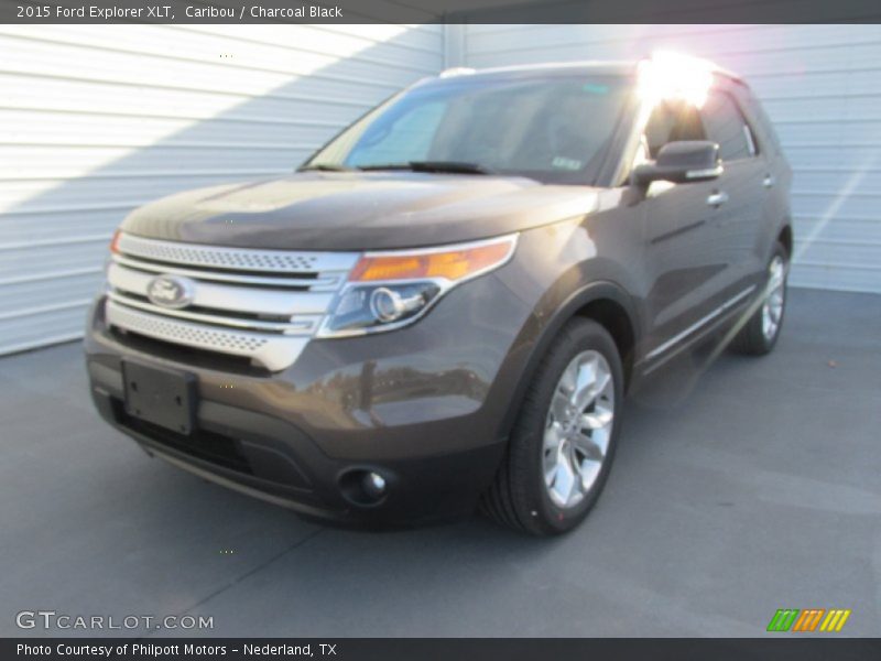 Caribou / Charcoal Black 2015 Ford Explorer XLT