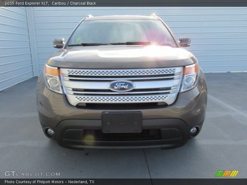 Caribou / Charcoal Black 2015 Ford Explorer XLT