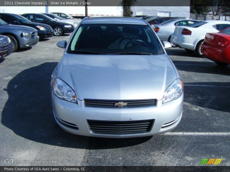 Silver Ice Metallic / Gray 2011 Chevrolet Impala LS