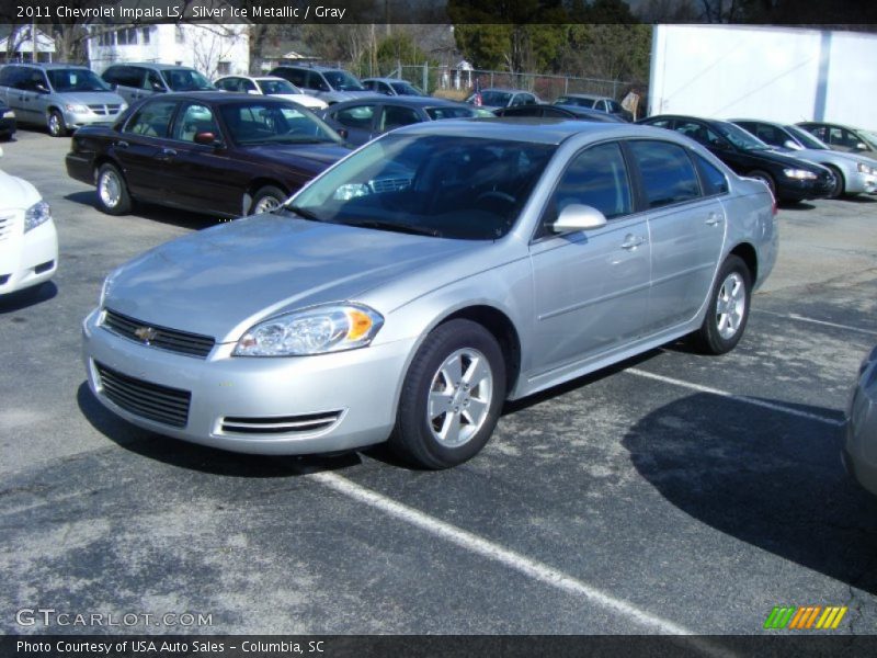 Silver Ice Metallic / Gray 2011 Chevrolet Impala LS