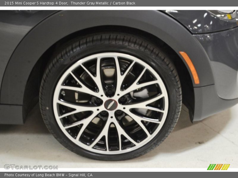 Thunder Gray Metallic / Carbon Black 2015 Mini Cooper S Hardtop 4 Door
