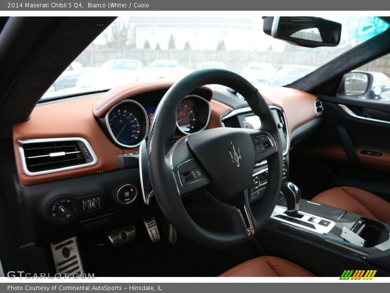 Bianco (White) / Cuoio 2014 Maserati Ghibli S Q4