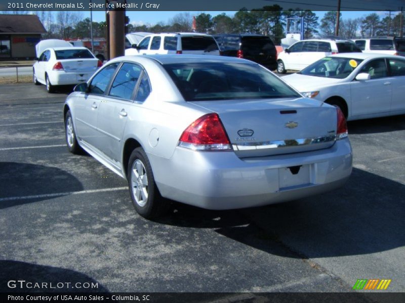 Silver Ice Metallic / Gray 2011 Chevrolet Impala LS