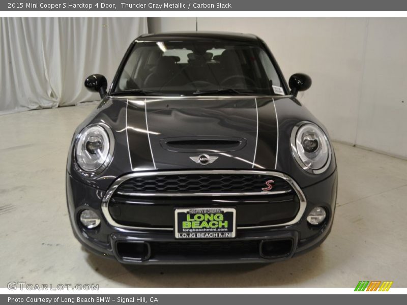Thunder Gray Metallic / Carbon Black 2015 Mini Cooper S Hardtop 4 Door