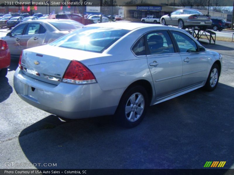 Silver Ice Metallic / Gray 2011 Chevrolet Impala LS