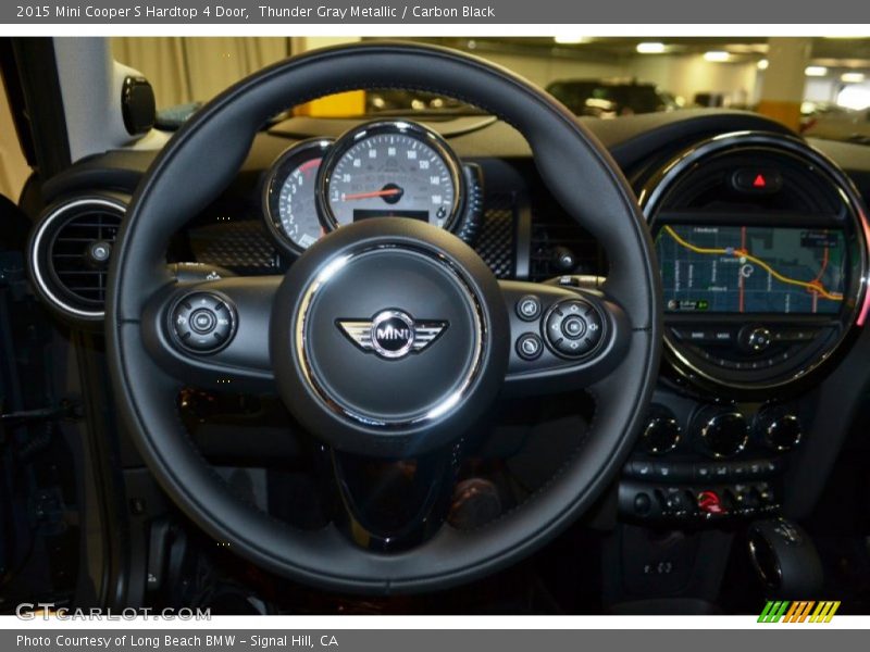 Thunder Gray Metallic / Carbon Black 2015 Mini Cooper S Hardtop 4 Door