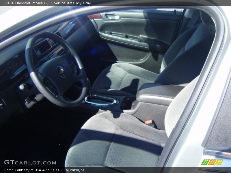 Silver Ice Metallic / Gray 2011 Chevrolet Impala LS