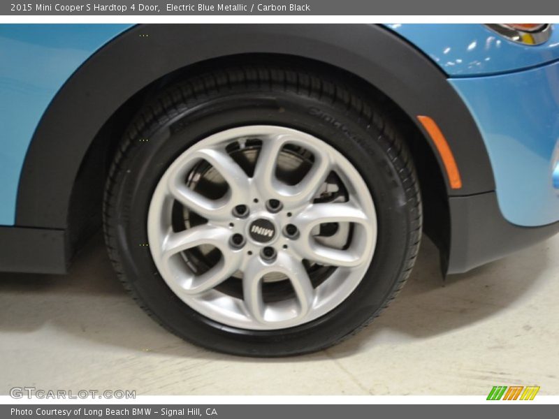 Electric Blue Metallic / Carbon Black 2015 Mini Cooper S Hardtop 4 Door
