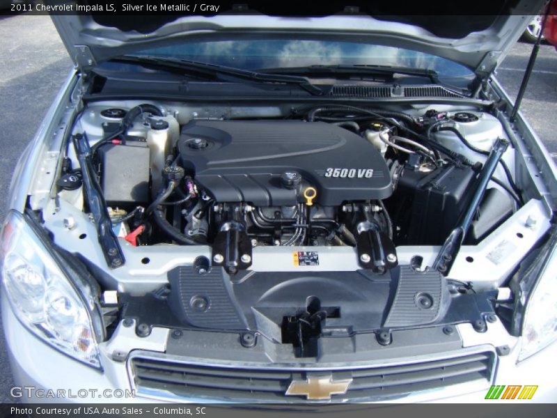 Silver Ice Metallic / Gray 2011 Chevrolet Impala LS