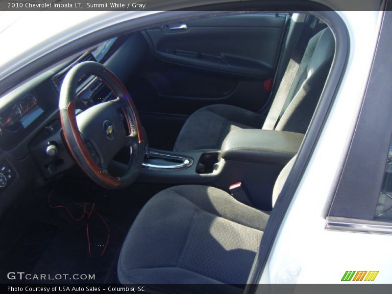 Summit White / Gray 2010 Chevrolet Impala LT