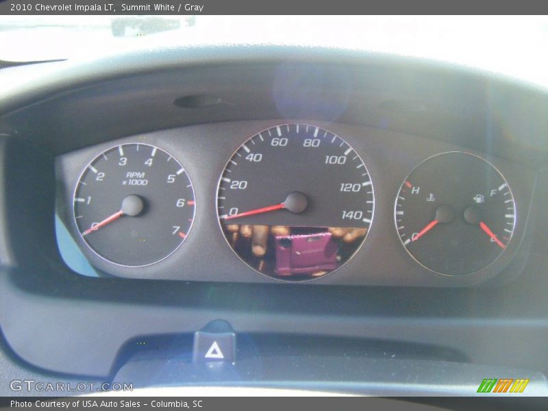 Summit White / Gray 2010 Chevrolet Impala LT