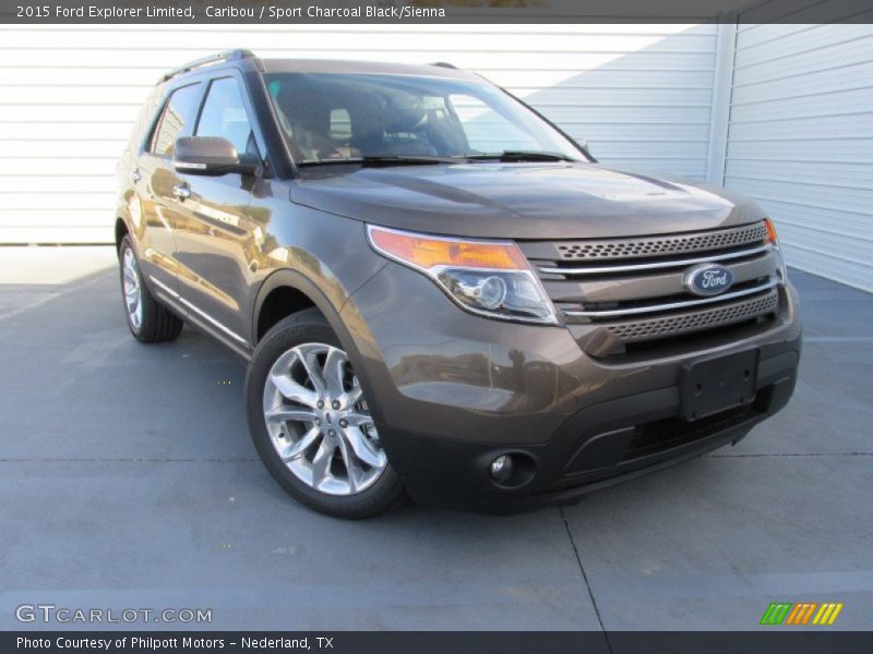 Caribou / Sport Charcoal Black/Sienna 2015 Ford Explorer Limited