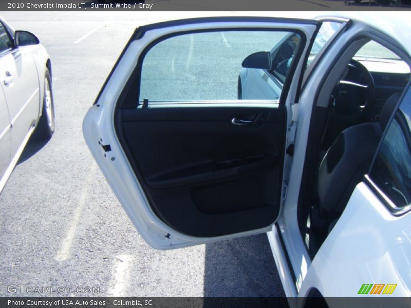 Summit White / Gray 2010 Chevrolet Impala LT