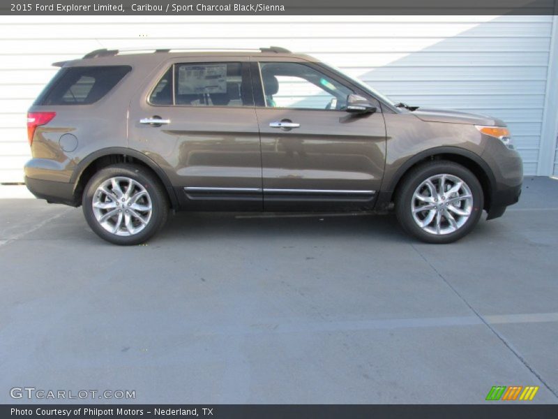 Caribou / Sport Charcoal Black/Sienna 2015 Ford Explorer Limited