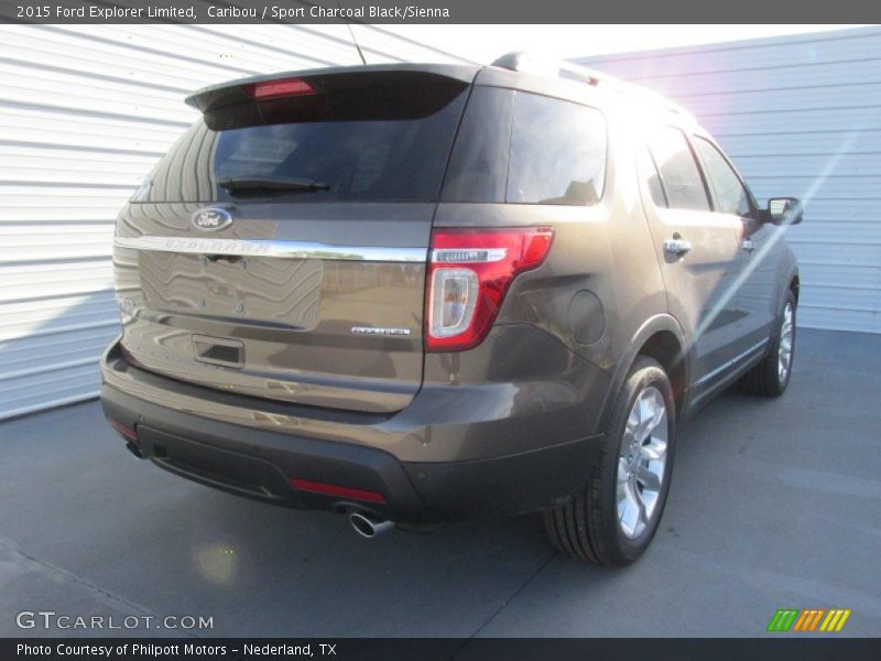 Caribou / Sport Charcoal Black/Sienna 2015 Ford Explorer Limited